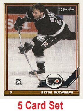 Steve Duchesne Hockey Card Collection